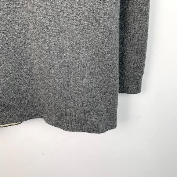 Christian Dior Grey Cashmere Hooded Long-Sleeve Sweater Size XS - Picture 5 of 7